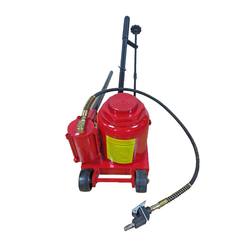 50 Ton Air / Manual Pneumatic Hydraulic Bottle Jack Automotive Repair Tool