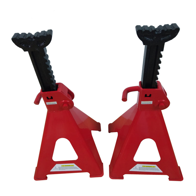 1 Pair of 12 Ton Jack Stands Truck Car Emergency Lift Tool Red