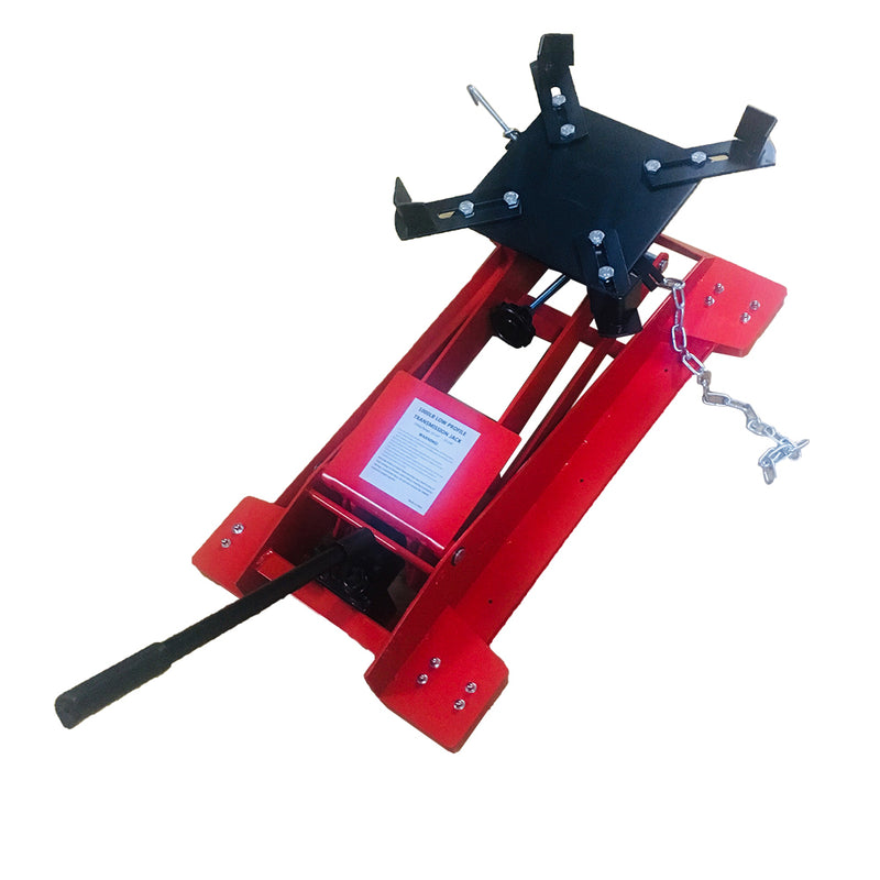 1100Lb 0.5 Ton Low Profile Transmission Hydraulic Jack Auto Shop Repair Low Lift