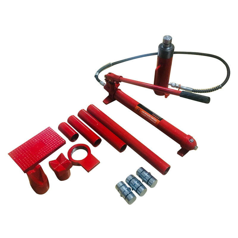 20 Ton Hydraulic Jack Air Pump Lift Porta Power Ram Repair Tool Kit