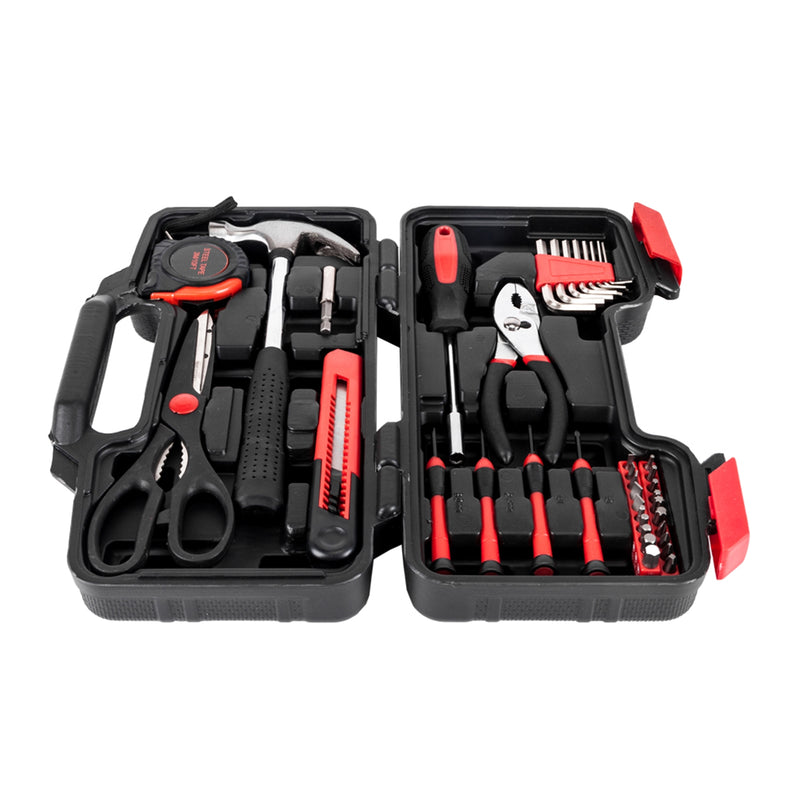 39pcs Tool Kit Red Hand Tools