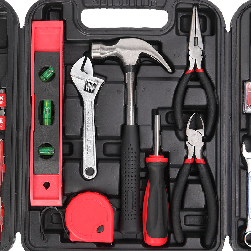 136pcs Tool Set Red Hand Tools