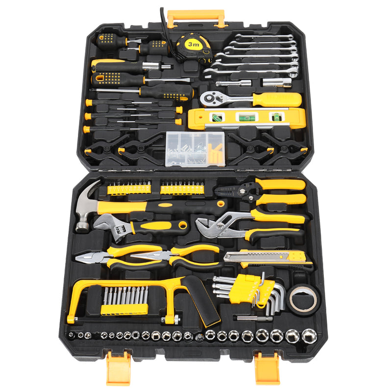 198pcs Tool Set Black & Yellow