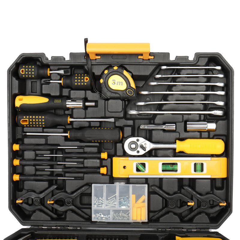 198pcs Tool Set Black & Yellow