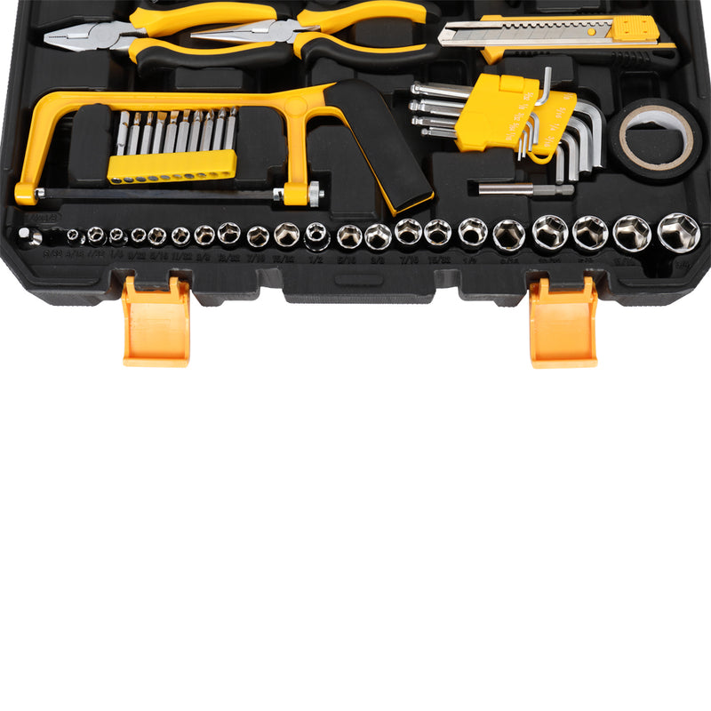 198pcs Tool Set Black & Yellow