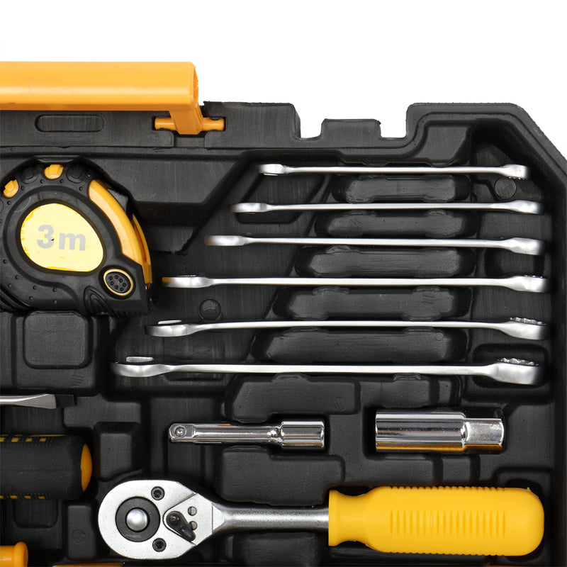 198pcs Tool Set Black & Yellow