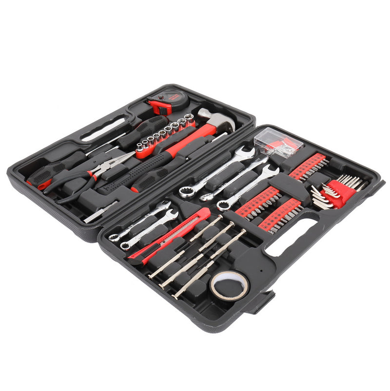 148pcs Iron  Household Tool Set Red