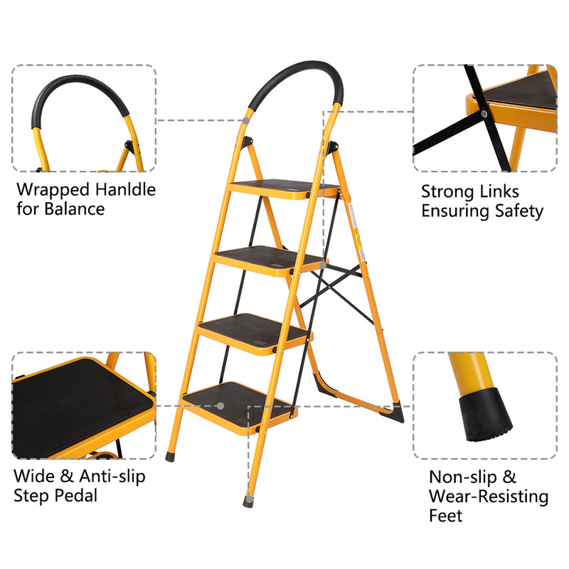 4 Step Ladder Folding Step Stool