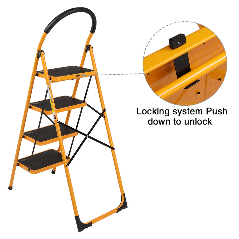 4 Step Ladder Folding Step Stool