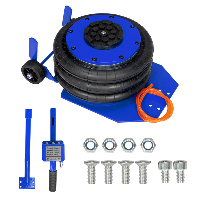 3T Round Handle  AirBag Jack Blue