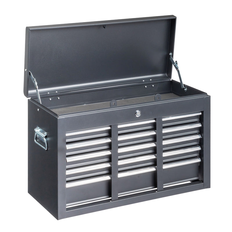 Durable Steel Tool Box – Black, Compact and Reliable Tool Storage Solution