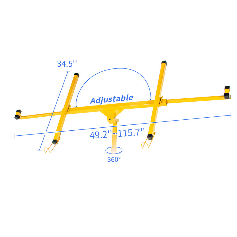 Drywall Panel Lifter Drywall Panel hoist Panel Hoist Jack Lifter 11ft yellow color