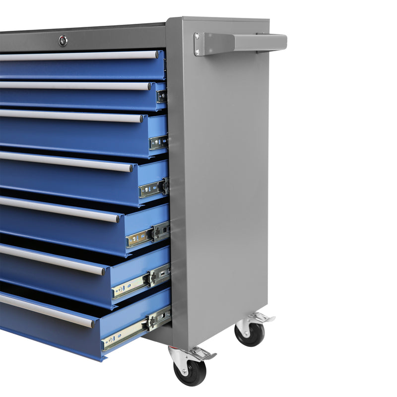 Rolling Tool Chest with 7-Drawer Tool Box with Wheels Multifunctional Tool Cart Mechanic Tool Storage Cabinet