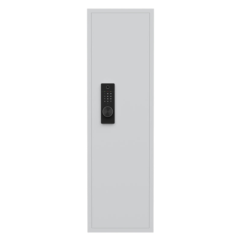 53 inch fingerprint touch panel wall safe hidden safe white fingerprint