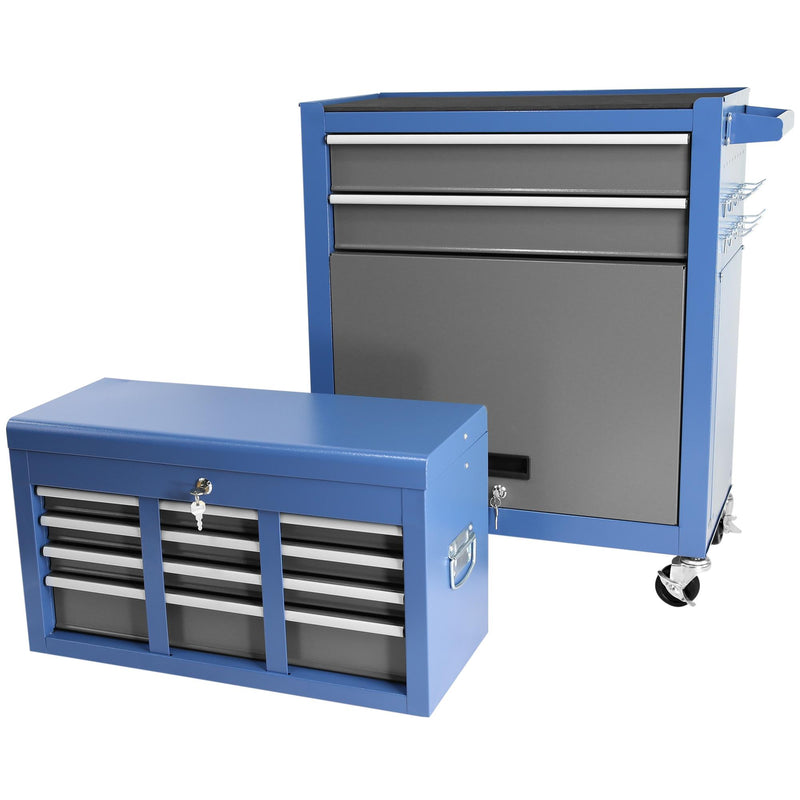 Rolling Tool Chest with Wheels 8 Drawers, Assembled Tool Cabinet Combo with Drawers, Detachable Organizer Tool Chests