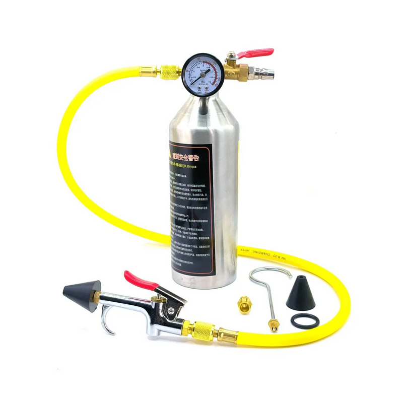 Automotive Air Conditioning Piping Condenser Canister Cleaning Bottle Kits A/C System Flush Set