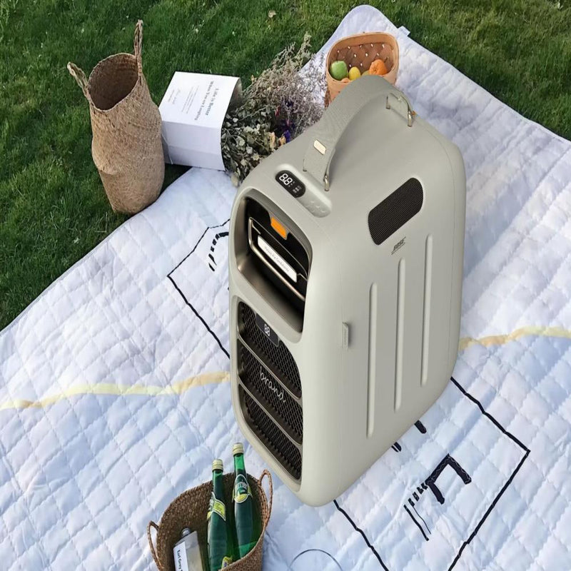 5200BTU Portable Air Conditioner for Camping Tent Air Conditioner with Remote Control, Car Bluetooth Audio Function