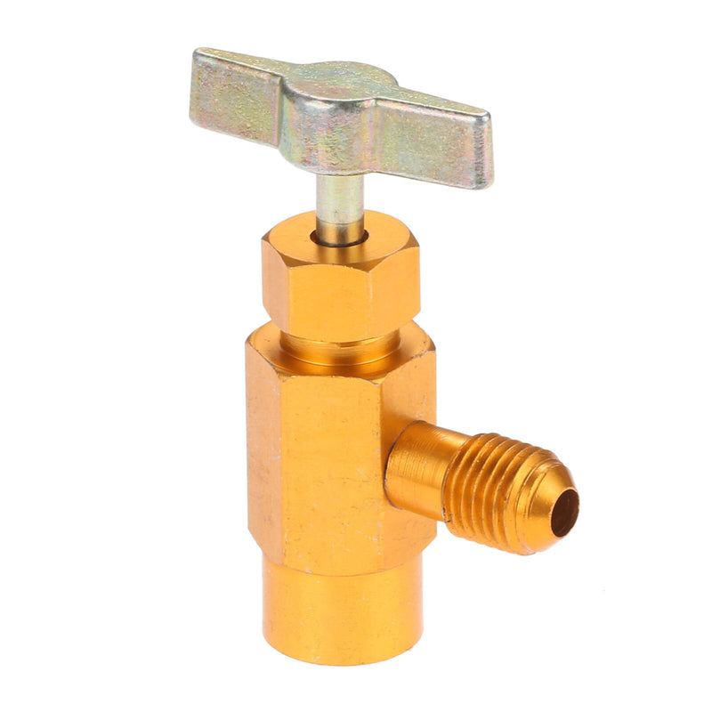 R134A Self-Sealing Can Tap Bottle Opener with 1/2" Female Right Hand Thread and 1/4’’ SAE Male Connector