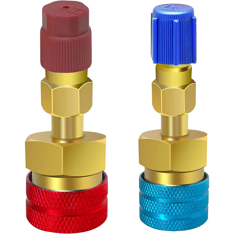 Quick Couplers Connectors Adapters R1234YF to R134A High Low Auto Car Air Conditioning Refrigerant