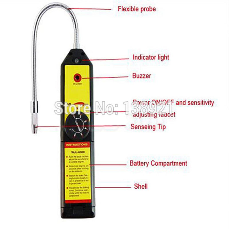 Leak Detector Freon Refrigerant Air Monitor Air Conditioner R22a R134a