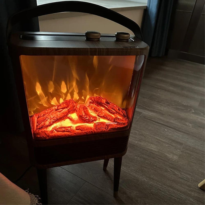 Retro simulation flame fireplace home heating stove bedroom living room indoor heater