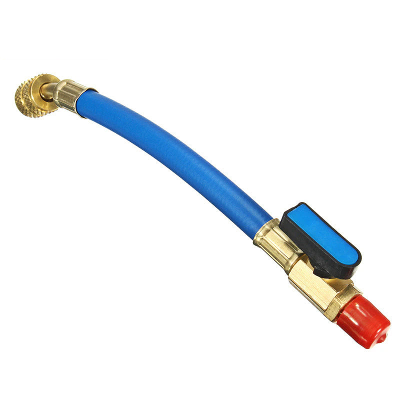 3pcs R134A R410 R22 Refrigeration Charging Hose HVAC Refrigerant Hoses Set with Ball Valve