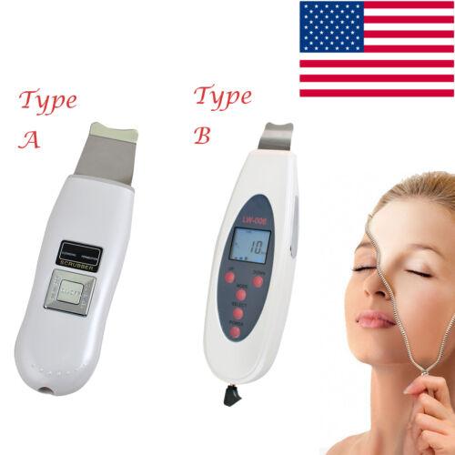 Facial Beauty Machine Ultrasound Home Spa Device Ion Skin Scrubber