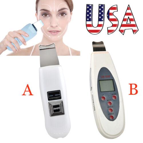 Facial Beauty Machine Ultrasound Home Spa Device Ion Skin Scrubber