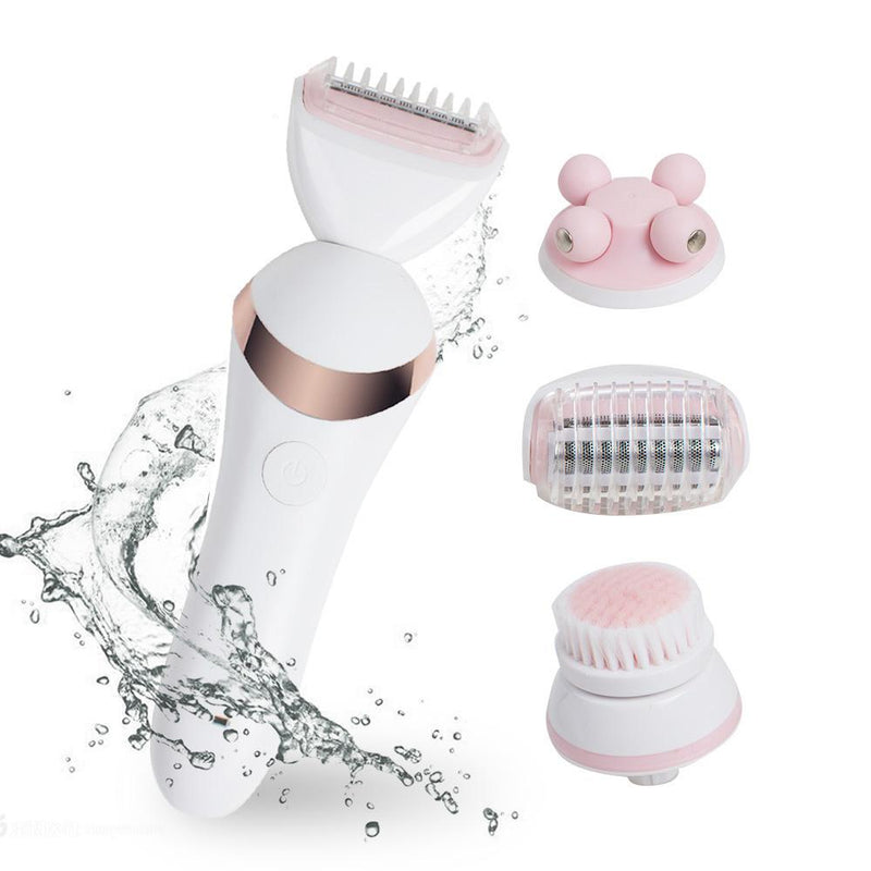 Face Leg Arm Waterproof Lady Shaver Facial Cleansing Brush