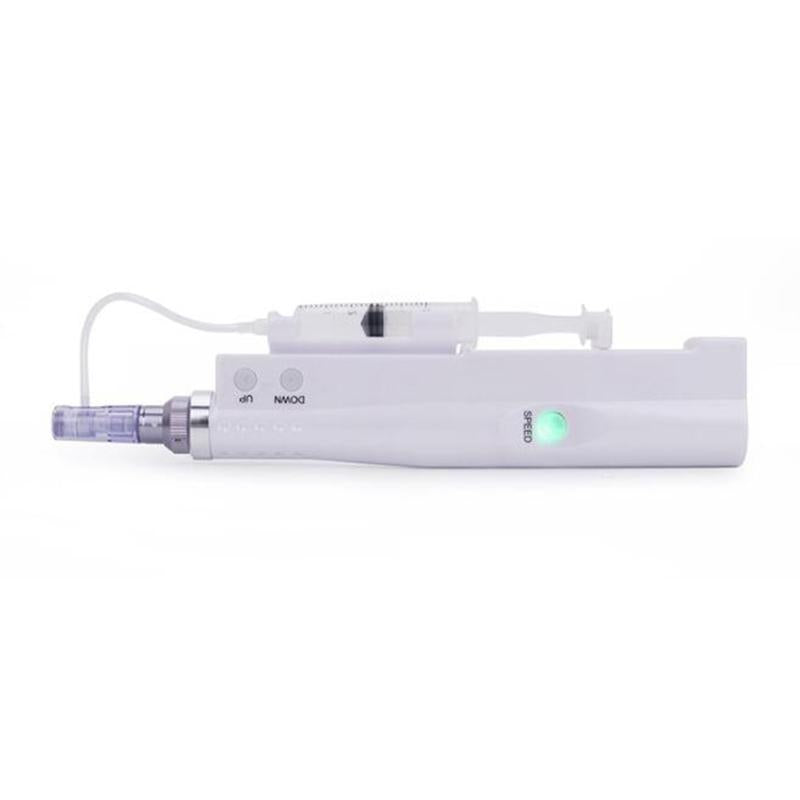 Portable Facial Skin Therapy Anti Aging Electric Micro Needle Stamp Device